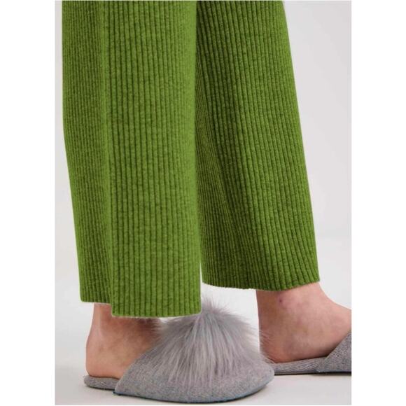 nap Cashmere Rib-Knit Leisure Bottoms - Picture 3 of 9
